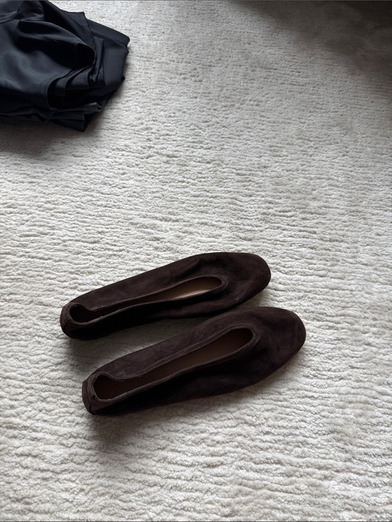 Steve Madden Shoes - Steve Madden Dark Brown Suede Ballet Flats